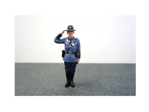 State Trooper Brian Figure for 1:24 Diecast Model Cars by American Diorama