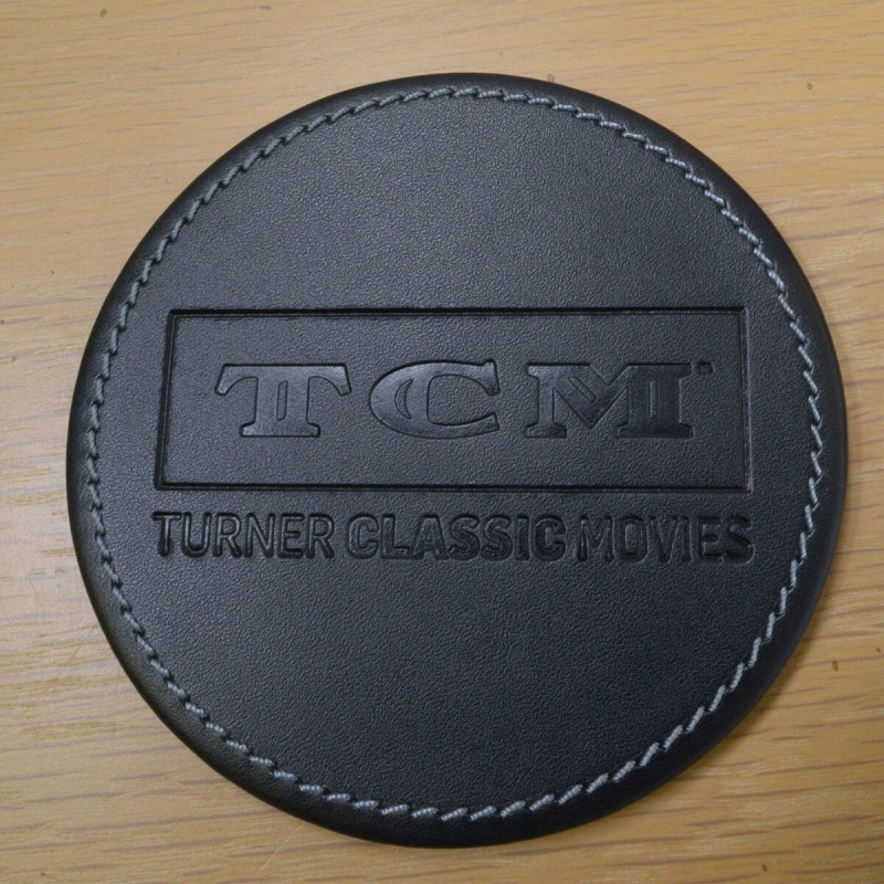 Rustic Black Leather Coaster Set With Holder