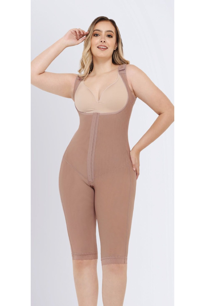 Correttore Posturale Gobba Supporto Per Il Seno Shaper Reggiseno Donna Braccio Superiore Post Chirurgico Compressione Faja Shapewear Con Maniche Lunghe - Foto 6