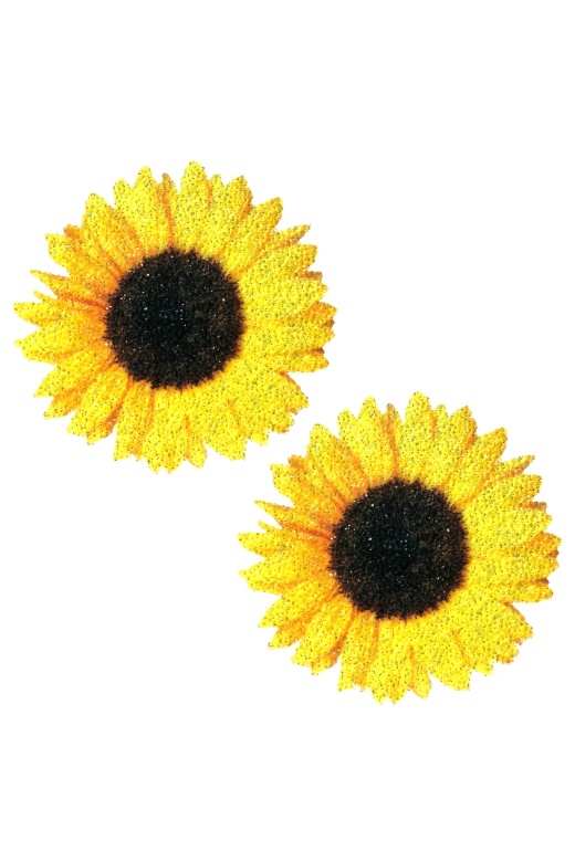 Donna Di Capri Freaking Awesome Seductive Sunflower Power Nipztix Pasties