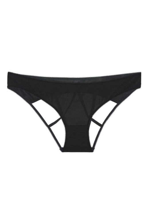 Donna Di Capri Solid Bikini - Black