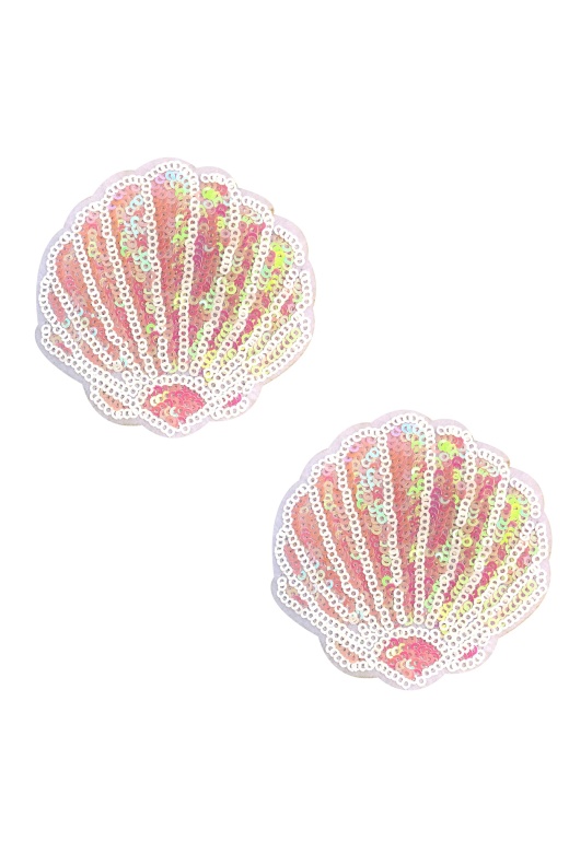 Mermaid Sequin Shell Nifty Nipztix by Donna Di Capri