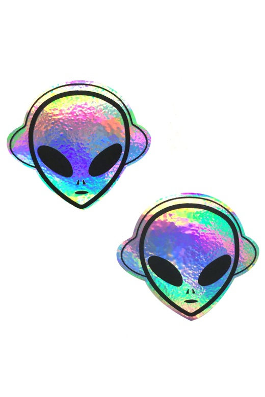 Kanye The Alien Super Holographic Nipztix Pasties - Donna Di Capri