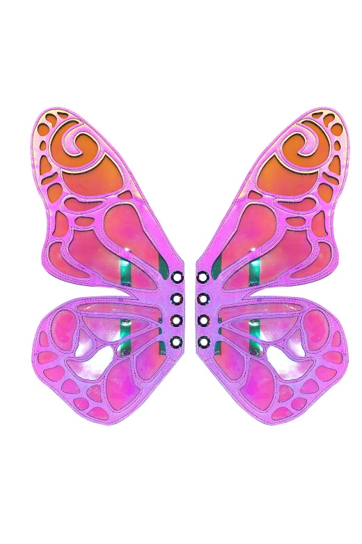Flutterbyeee Reflective Butterfly Original Wingz Pair For Calf Or Boot