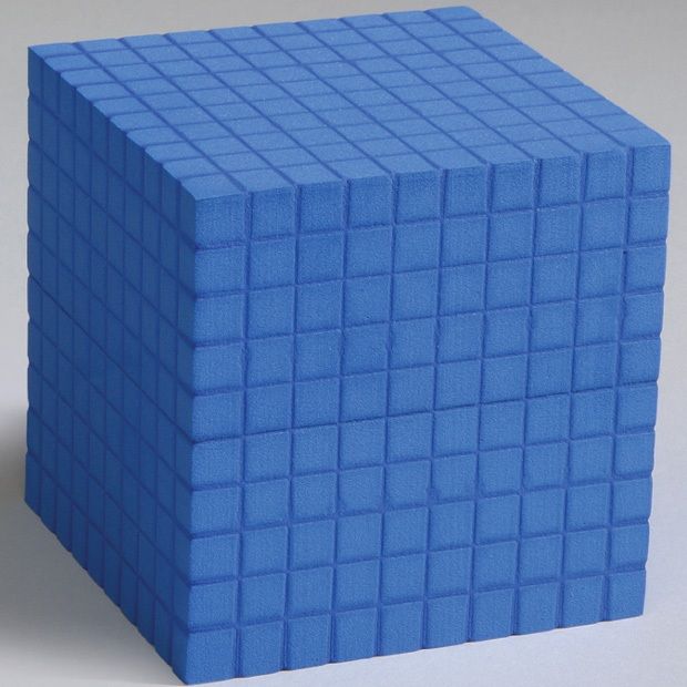 Base Ten - Plastic, Thousand Block