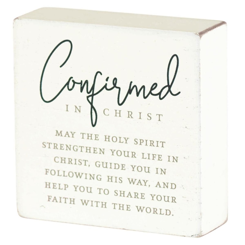 Tabletop Plaque Confirmed In Christ