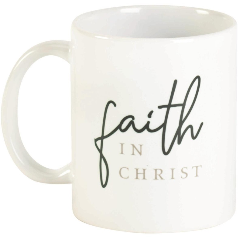 Mug Faith In Christ Ceramic 11 Oz