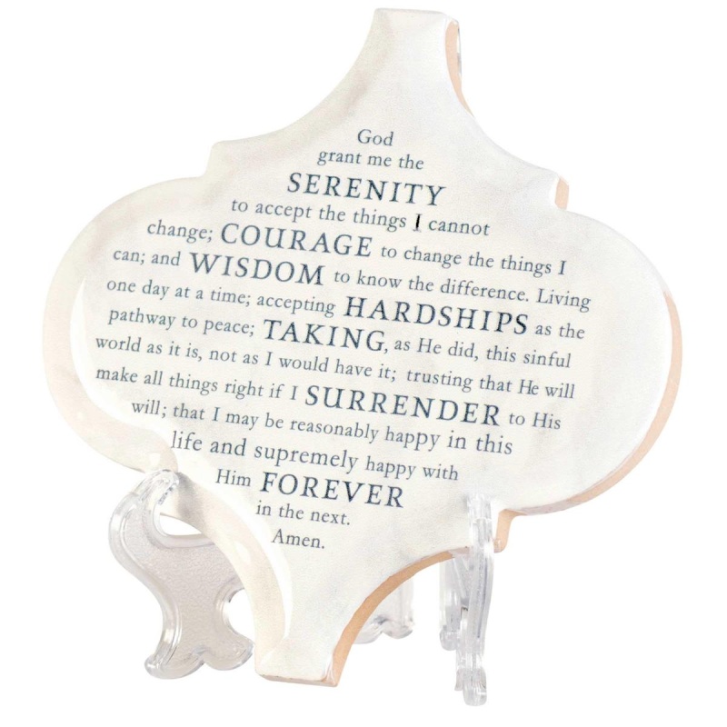 Tile Serenity Prayer Arabesque