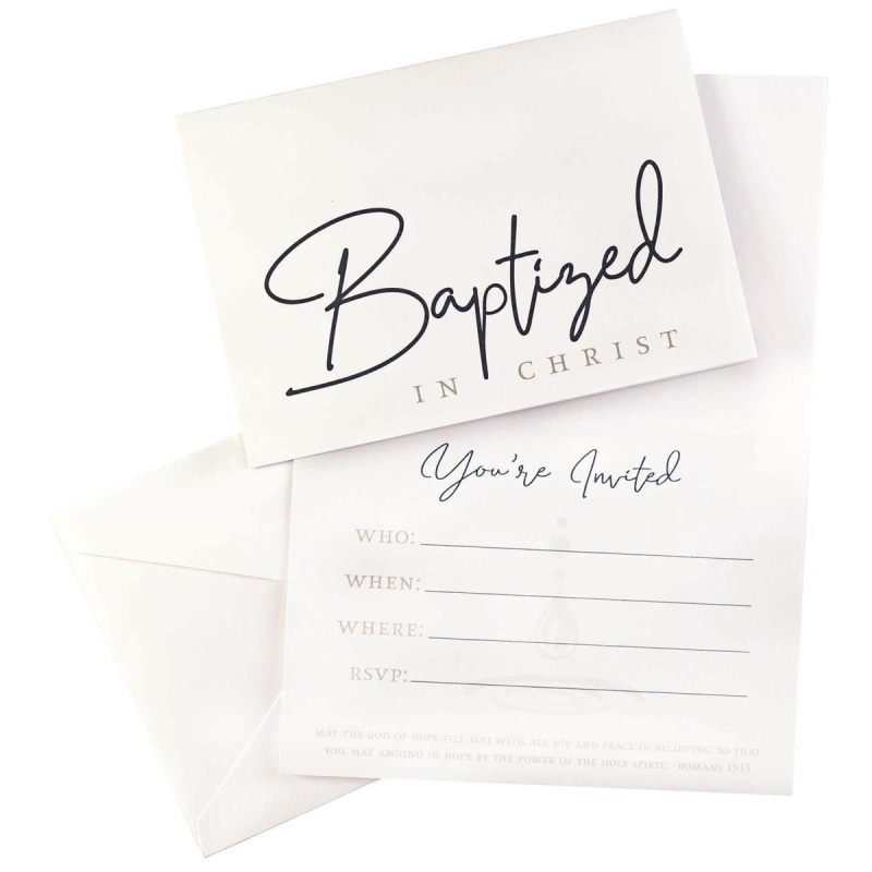 Invitation Baptized In Christ