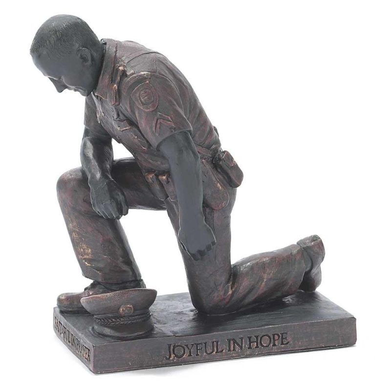 Police Officer Prayer Figurine