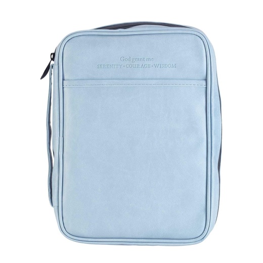 Bible Cover Serenity Large Blue