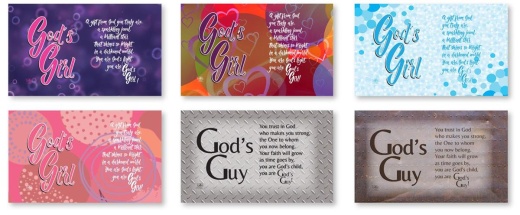 Gods Girl/Gods Guy Cherishables Inserts