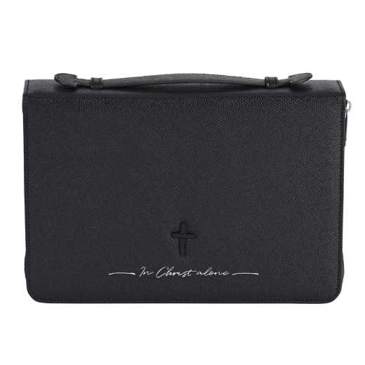 Bible Case In Christ Alone Black XXL