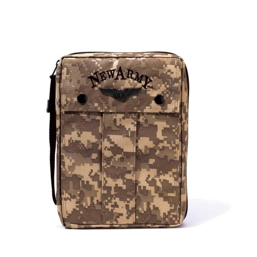 New Army Large Camo Poly Bible Cover