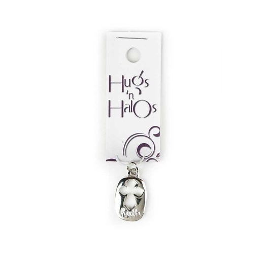 Hugger-Sp Crs/Faith Disc-Cd - Silver Plated Cross/Faith Disc