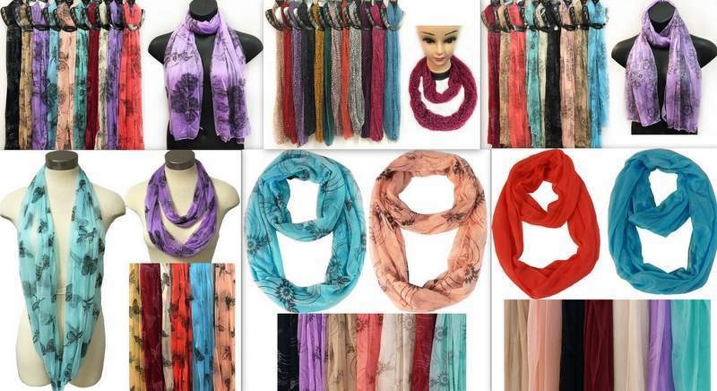 Light Weight Infinity Scarves