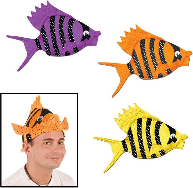 Plush Luau Fish Hats