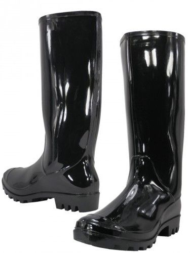 Women's Rain Boots Black (Size 6-11)