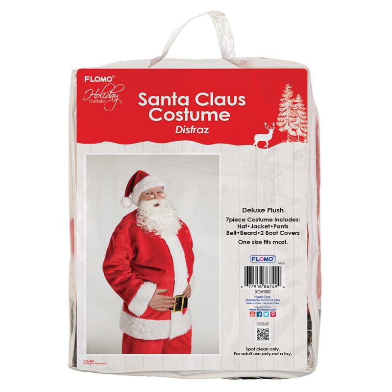 Deluxe Jolly Santa Costume