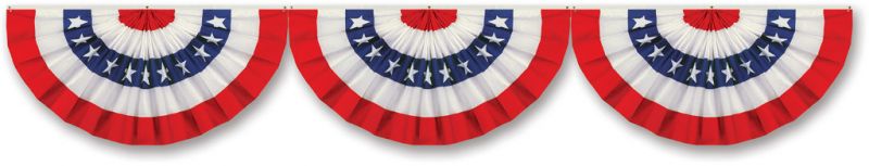 Jointed Patriotic Bunting Cutout - Stars Stripes