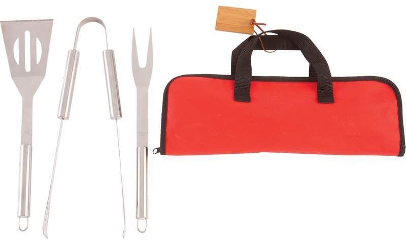 Chefmaster 4-Piece Stainless Steel Barbeque Tool Set
