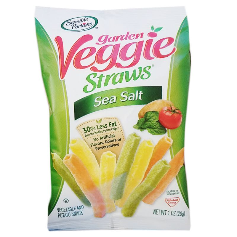 Garden Veggie Straws - Sea Salt 1 Oz Bag