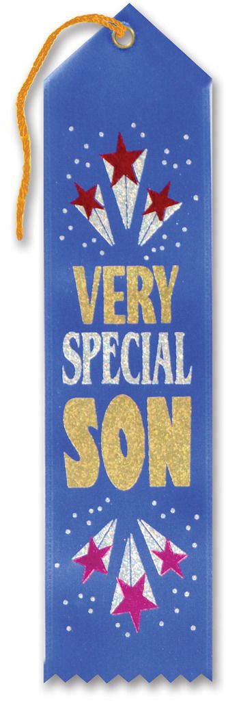 Very Special Son Award Ribbon