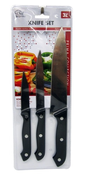 Kitchen Knife Sets - Stainless Steel, 3 Piece