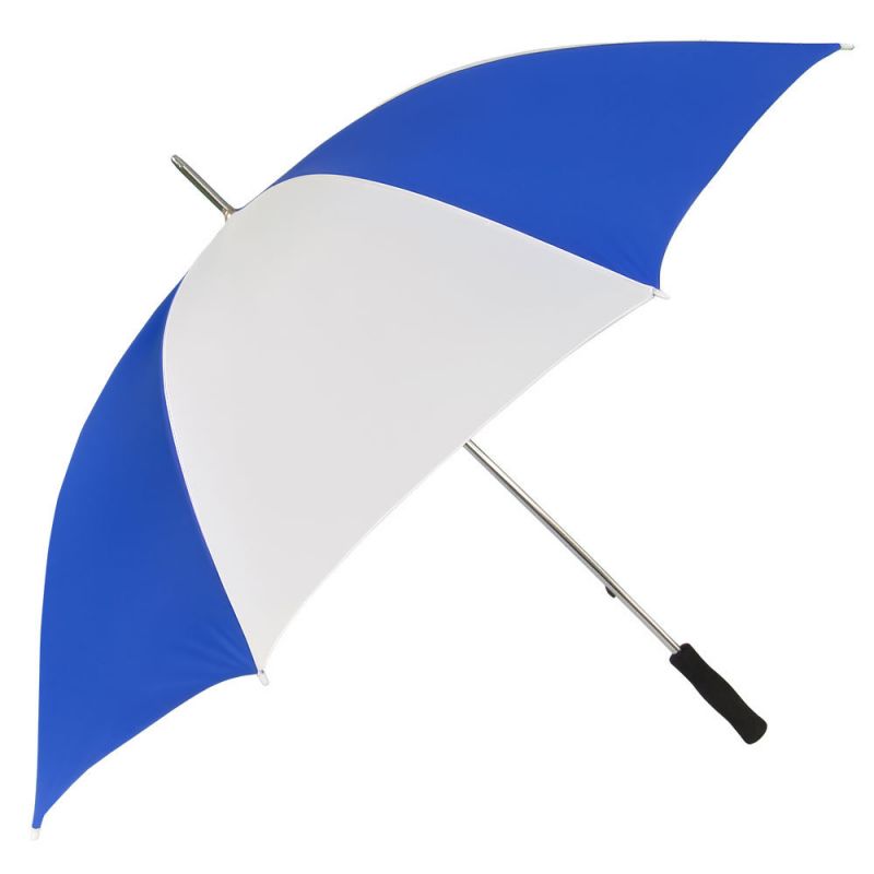 Rainworthy 48 Inch Alternating Color Umbrella - Blue And White