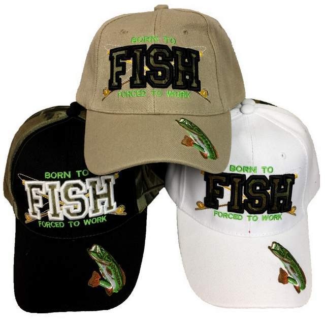 Born To Fishing Force To Work Baseball Hat