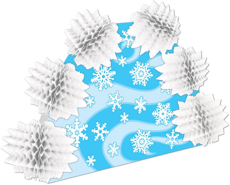 Snowflake Pop-Over Centerpiece