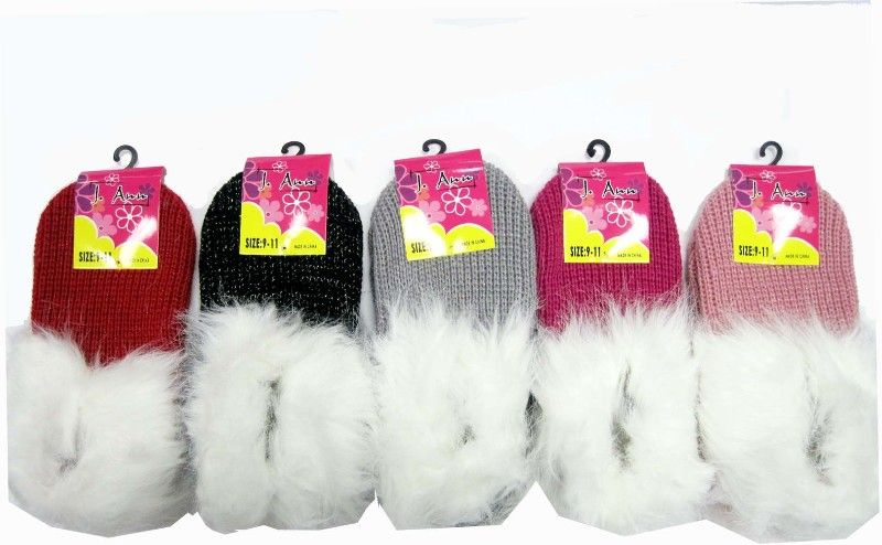 Women's Home Slippers - Fur, Knitted, Assorted