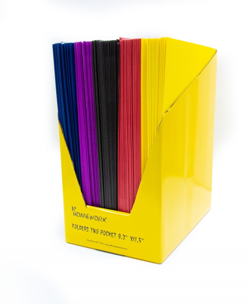 2 Pocket Folders - Assorted Colors