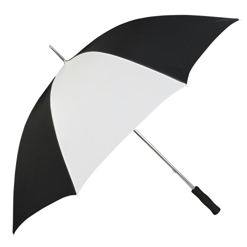 Rainworthy 60 Inch Windproof Umbrella - Black And White