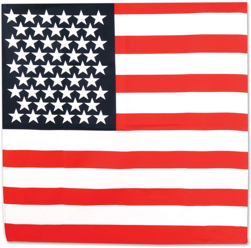 Patriotic Bandana - Stars Stripes