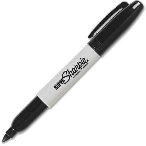Super Sharpie Markers - Permanent Black, Fine Point, Jumbo