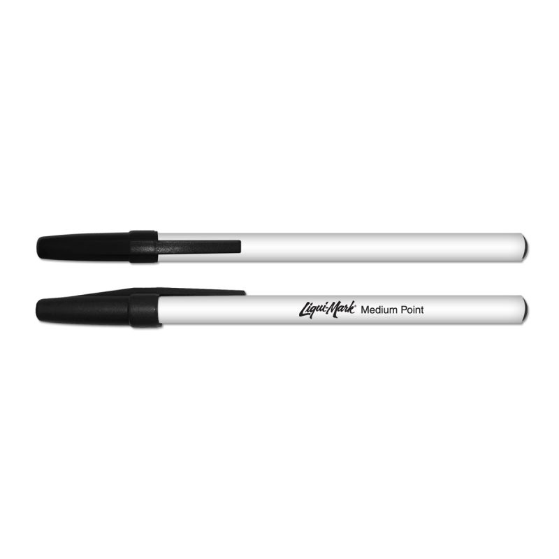Stick Ink Pens - 2000 Count, Black, Medium Point
