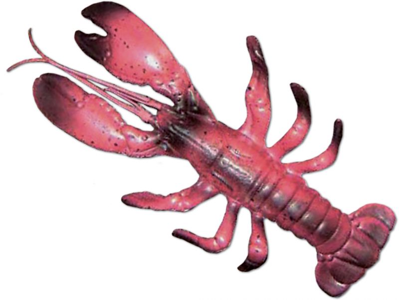Plastic Lobster - Red With Black Highlights