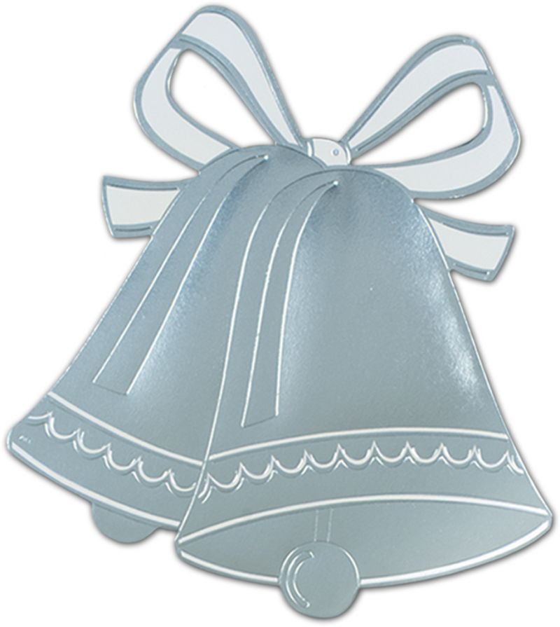 Foil Wedding Bell Silhouette