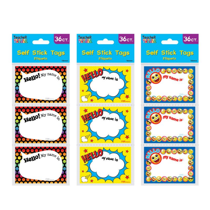 "Hello My Name Is" SelfStick Name Tags