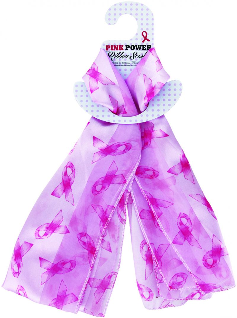 Breast Cancer Awareness Pink Scarf