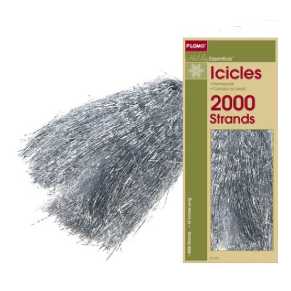 2000 Strands Of Metallic Icicles