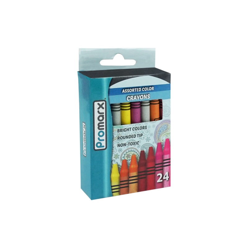 Crayons - 24 Count, Rounded Tip