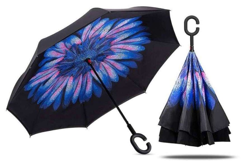 Windproof Folding Umbrellas - Assorted Styles