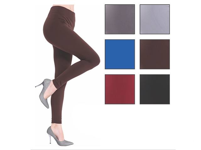 Women's Assorted Color Fleece Leggings