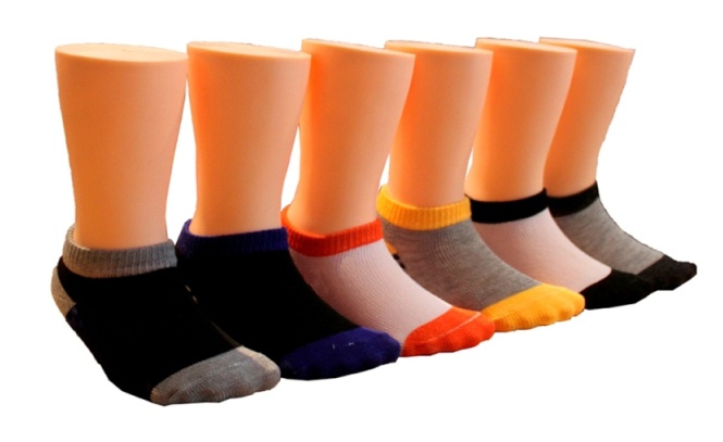 Children's Low Cut Socks - Solid - 3-Pack - Size 6-8