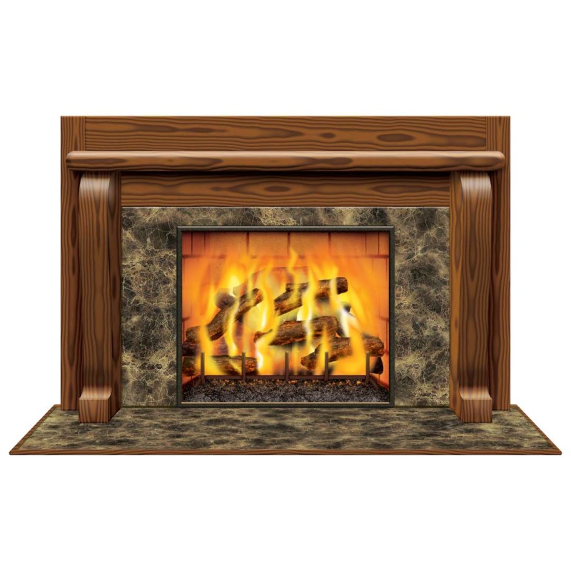 Fireplace Decoration - 3'2" X 5'2"