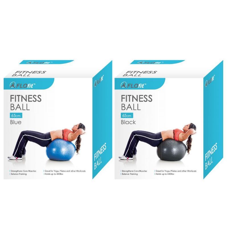 Flofit 25" Fitness Yoga Ball - Assorted