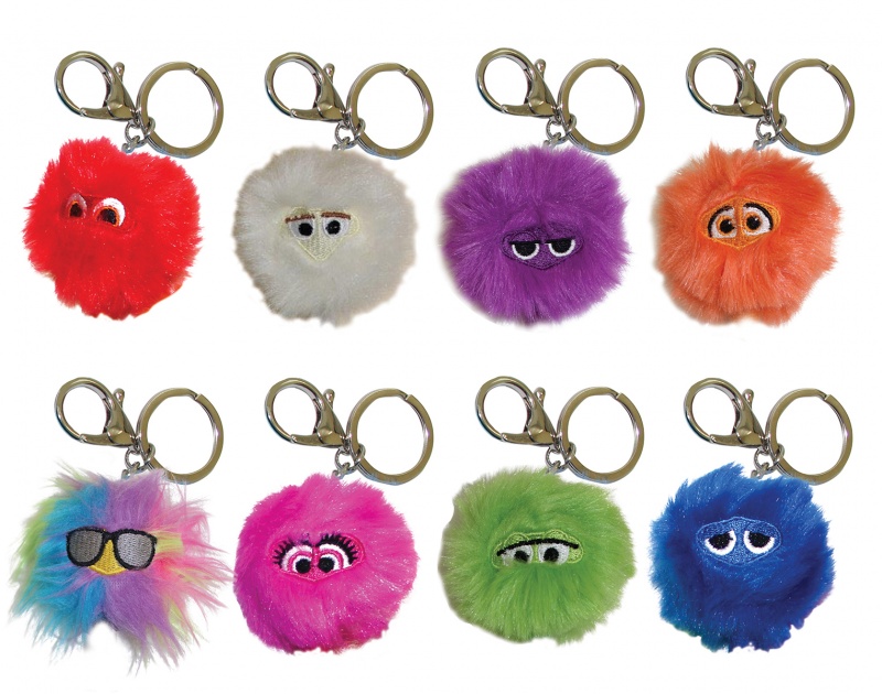 Fluffles Keychain - Assorted Colors