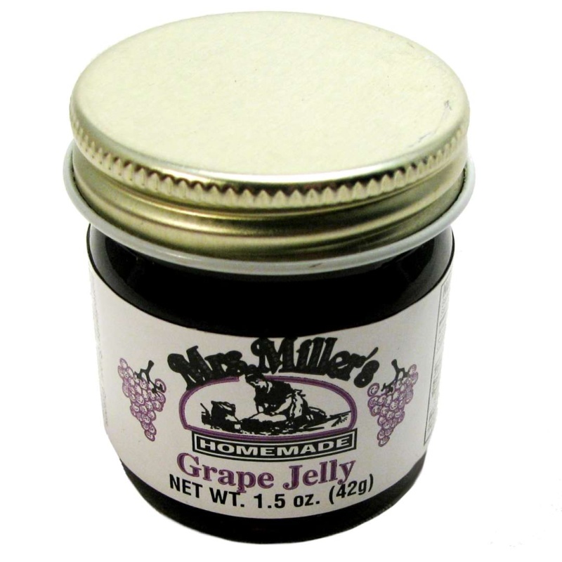 Homemade Grape Jelly Jars - 1.5 Oz